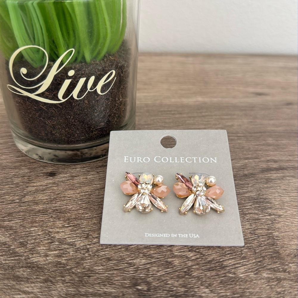 Euro Collection Cluster Jewel Earrings